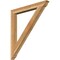 Ekena Millwork Traditional Traditional Rough Sawn Bracket, Western Red Cedar, 4"W x 40"D x 44"H BKT04X40X44TRA01RWR - alternate 1